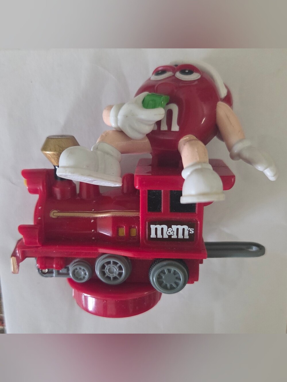 2005 M&M's Candy Christmas Train Series #2 Candy Toppers Red Riding Train Engine